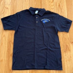 Golden Cotton Mens L Three Button Collared Shirt international space station